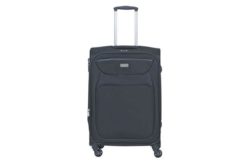Antler Savanna Medium 4 Wheel Suitcase - Black.